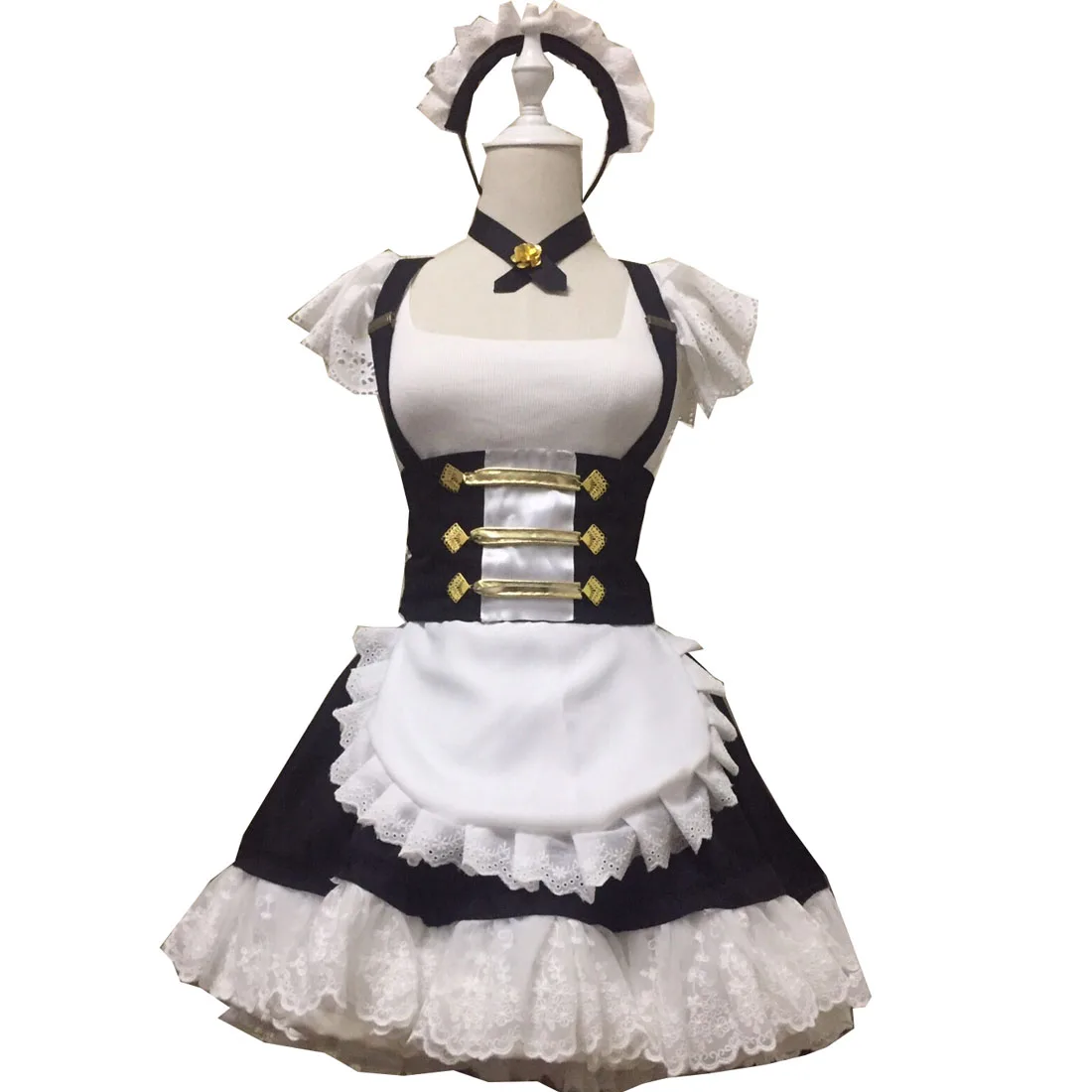 

2021 Fate Grand Order Cosplay Costume Tamamo no Mae Cosplay Costume Maid Dress FateEXTRA FGO Holloween Party Full Sets