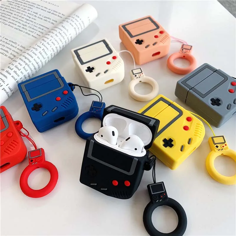 Чехол игровой автомат мультфильм для airpods 1 2 чехол Беспроводное ухо телефон