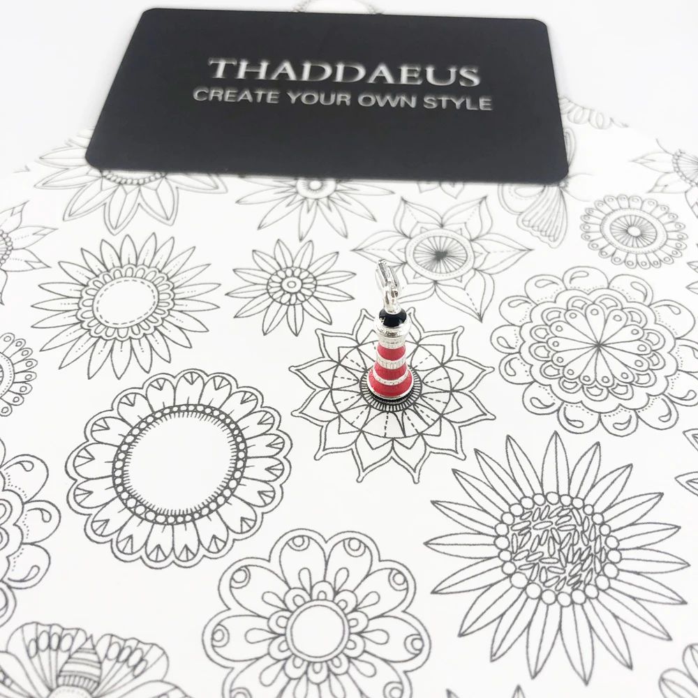 Эмалированные шармы цепочки из серебра 925 пробы с бусинами|Шармы| |