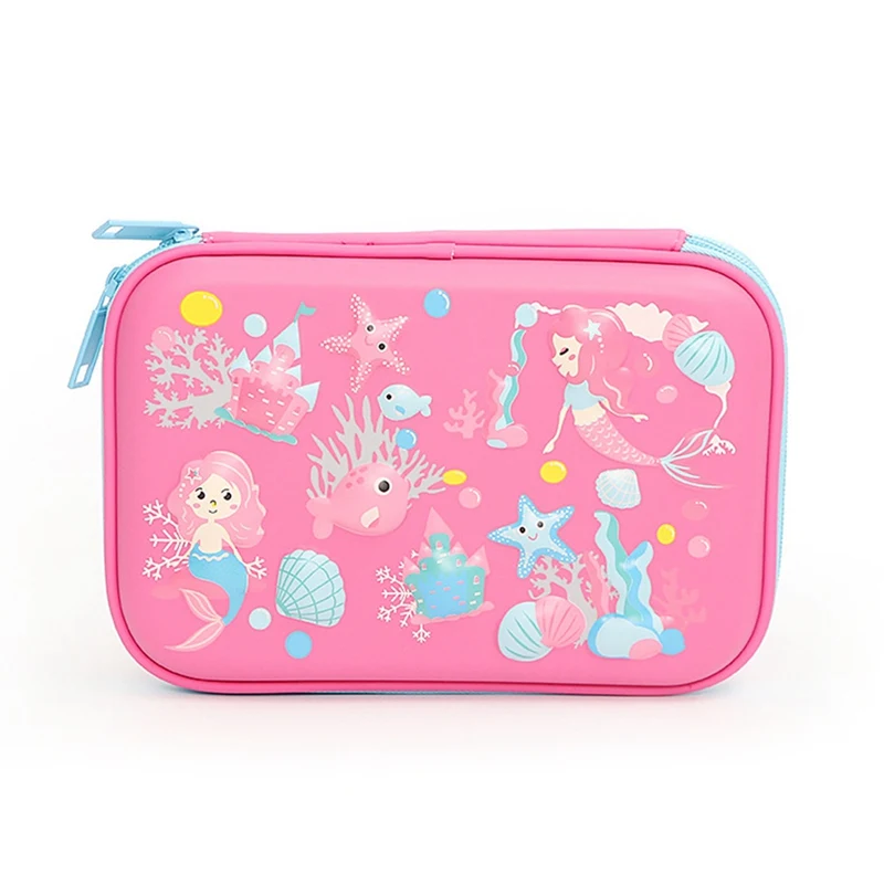 

Large Capacity EVA Pencil Case Unicorn Mermaid Pen Pouch Bag For Girls And Boy zipper Cute School Pencil Box Stationery Supplies