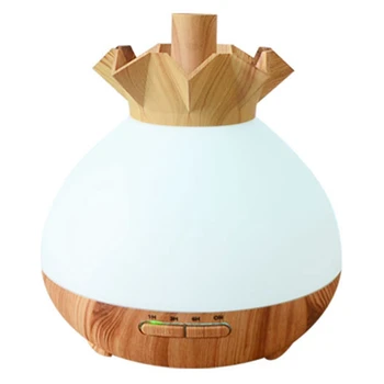 

400Ml Smart Wifi Wireless Air Humidifier Aroma Essential Oil Diffuser with 7 Color Changing Led Lights for Office Home with Alex