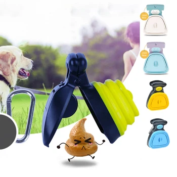 

Dog Pet Travel Foldable Pooper Scooper Poop Scoop Clean Pick Up Excreta CleanerTravel Foldable Pooper Scooper Poop