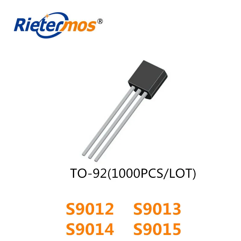 1000 шт. S9012 S9013 S9014 S9015 MMBT9012 TO92 TO-92 Сделано в Китае | Электроника