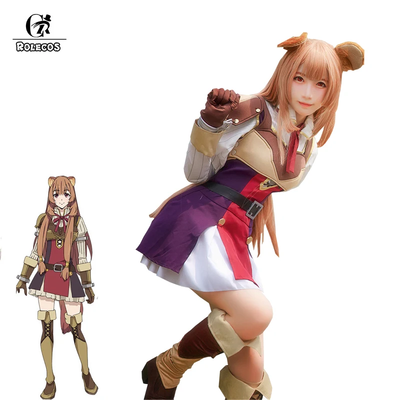Anime Tate no Yuusha no Nariagari Ralph Plush Ears wig Hair band Cosplay Prop