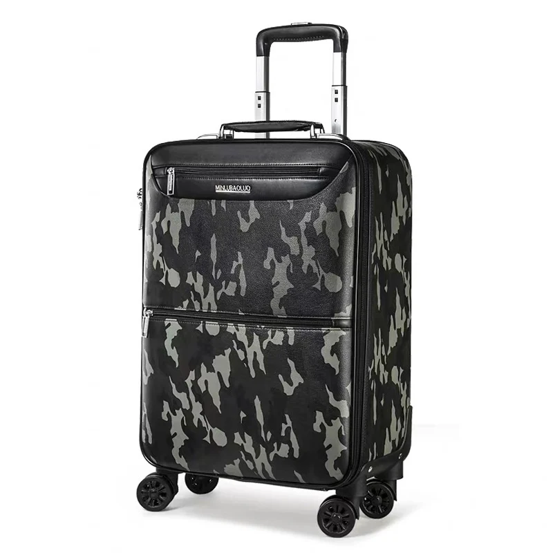 Hot!New Men Camouflage Rolling Luggage mala Password Trolley Suitcase on Wheels Women Spinner brand Carry on Trolley Travel Bag