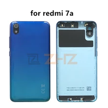 Для Xiaomi Redmi 7A Redmi 7 стеклянная задняя крышка батарейного отсека задняя дверь Корпус Замена Ремонт Запасные части