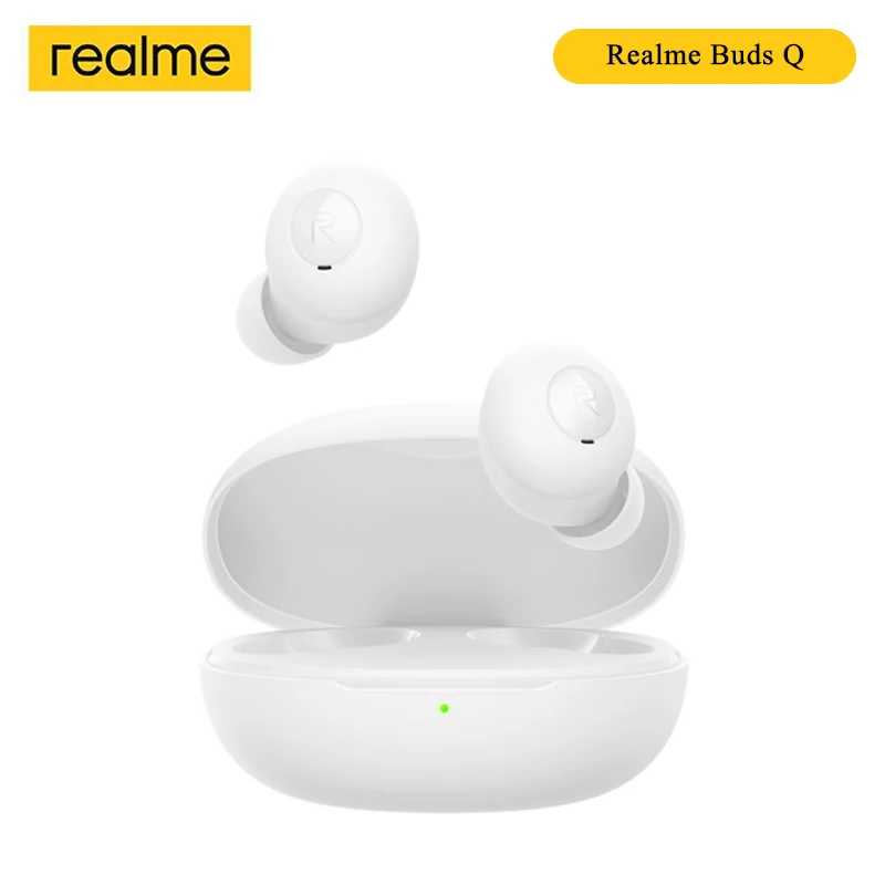 

Realme Buds Q2 TWS Earbuds Ture Wireless Bluetooth 5.0 Earphones 20 Hours Battery With Charging Box Headphone For Smartphone