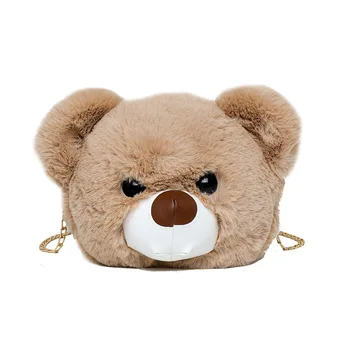 

Bear Plush bag crossbody bags for women 2020 NEW women messenger bag designer bags