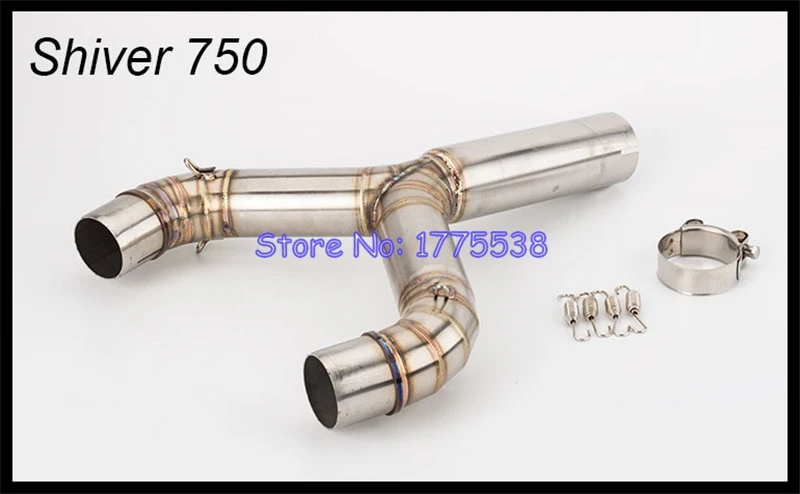 Motorcycle for Aprilia SHIVER 750 2008-2016 Exhaust System Dual Link Pipe Carbon Motorbike Muffler Escape for Aprilia Motorcycle - Image 5