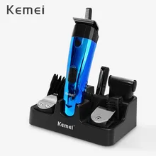 6 в 1, электрический триммер, Беспроводная Машинка для стрижки волос, низкий уровень шума, машинка для стрижки волос, головка ножа из нержавеющей стали, парикмахерские инструменты, 41