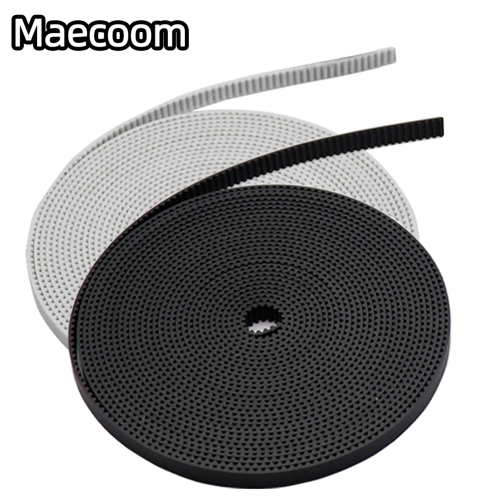 

GT2 Belt PU with Steel Core GT2 Belt 2GT Timing Belt Width 6mm for 3D printer parts Anti-wear Reinforce Open Belt