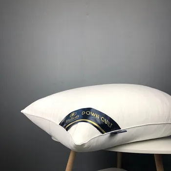 

Velvet Pillow Core Hotel Single Double Student Dormitory To Protect High Elastic Pillow Cervical Spine Home Comfort Sleep Pillow