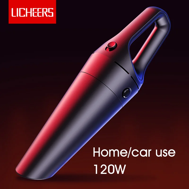 US $38.39 Licheers Portable Handheld Car Vacuum Cleaner 3500KPa 120W Strong Car Mini Wireless Vacuum Cleaner Auto Accessories For CarHome