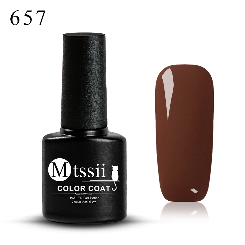 Mtssii 148 цветов 7 мл замачиваемый матовый эмалированный Гель-лак Светодиодный УФ-гель для ногтей лак основа верхнее покрытие дизайн ногтей маникюр - Цвет: BW2392