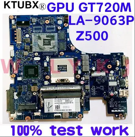LA-9063P для Lenovo Z500 материнская плата ноутбука VIWZ1 Z2 PGA989 HM77 GPU GT720M DDR3 100% | Компьютеры и