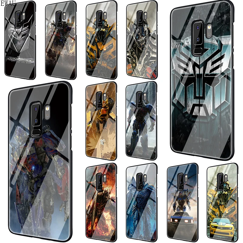 

EWAU Transformers Dark of the Moon Tempered Glass phone case for Samsung S7 Edge S8 S9 S10 Note 8 9 10 Plus A10 20 30 40 50 60 70