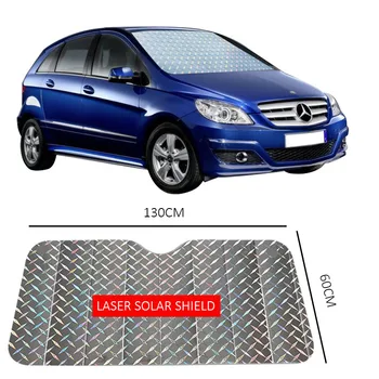 

Dropshipping Car Reflective Anti-radiation Sunscreen Insulation Sun Visor Auto Summer Sun Protection Heat Decor Accessories