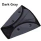 Dark Gray Покрытие ремня безопасности для автомобильного сиденья прочная Регулируемая треугольная Защитная подкладка под ремень безопасности зажимы для защиты ребенка аксессуары для салона автомобиля - Название цвета: Dark Gray