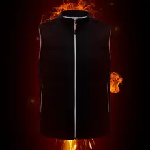 Мужская и женская уличная теплая жилетка с зарядкой от usb, теплая зимняя куртка из углеродного волокна, электрическая тепловая одежда, жилетка