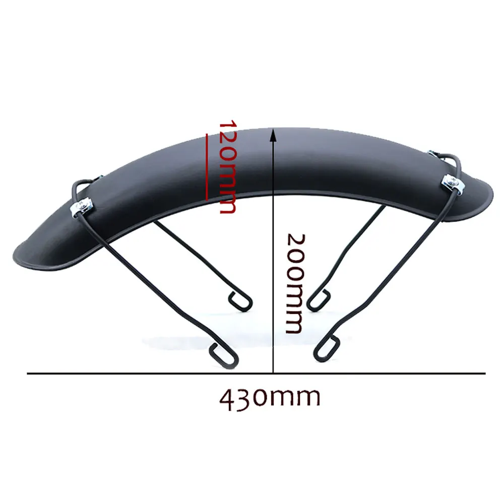 Nuoxintr Motorcycle Fender Front Mudguard Splash Splash Guard Universal Black for BMW R1200GS YAMAHA MT03 MT07 Honda CBR600rr
