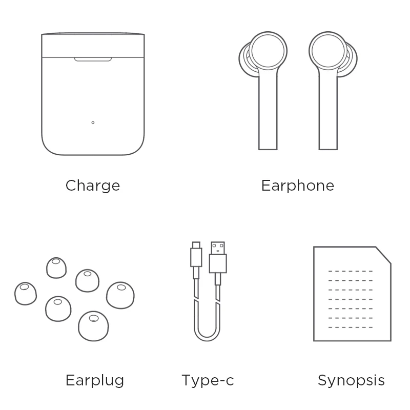Xiaomi Mi Airdots Pro Air наушники вкладыши TWS Bluetooth ANC прослушивания музыки по беспроводному