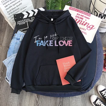 

K-pop Bangtan Boys Fake love Jungkook Hoodie sweatshirt hip hop High Quality Clothing Collection R&B, EDM Unisex sweatshirt
