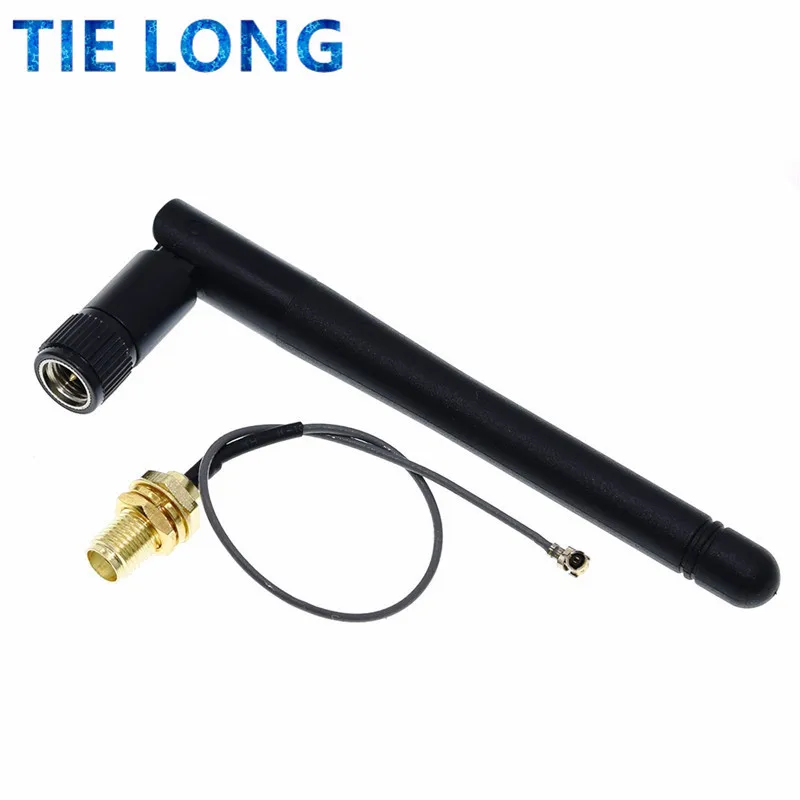 2.4Ghz 3Dbi Wifi 2.4G Antenna Antenna Rp-Sma Maschio Router Wireless 17Cm Pci U.Fl Ipx A Rp Sma Maschio Cavo A Spirale Esp8266 Esp32