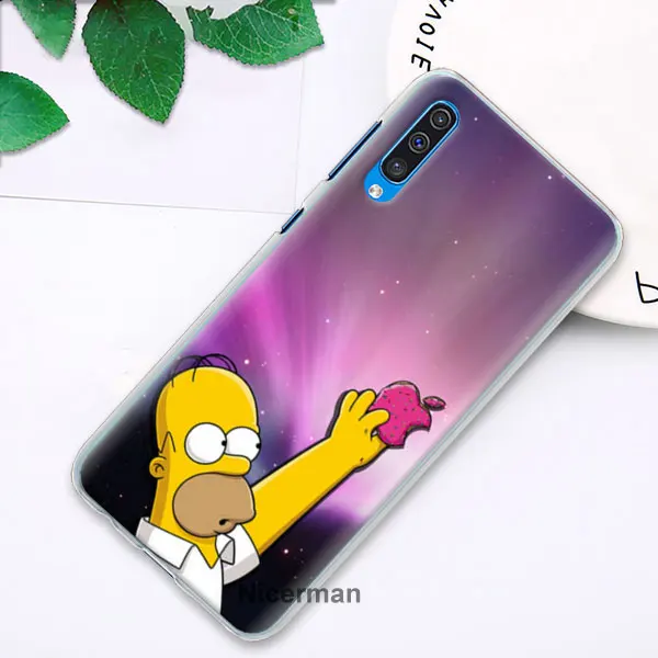 Гомер J. Симпсон телефонные чехлы для samsung Galaxy A10 A20e A30 A40 A50 A60 A70 A80 A6 A8+ A7 A9 жесткий чехол из поликарбоната - Цвет: 03