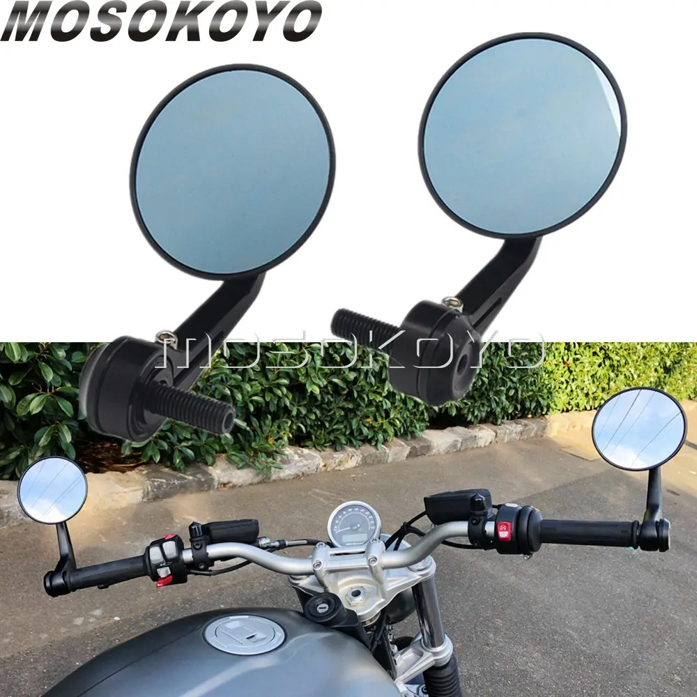Зеркало боковое для руля с ЧПУ 12 мм на болтах BMW R NineT NINE T скремблер Urban F800R HP4 S1000R S1000