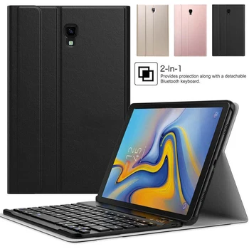 

Case For Samsung Galaxy Tab S4 10.5 inch SM-T830 SM-T835 Wireless Bluetooth Keyboard Shockproof PU Leather Tablet Cover Keyboard