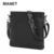 MANET Fashion Man Leather Messenger Сумки Мужские Сумки Через Плечо Мужские Деловые Портфели Messenger Сумки Через Плечо Роскошь