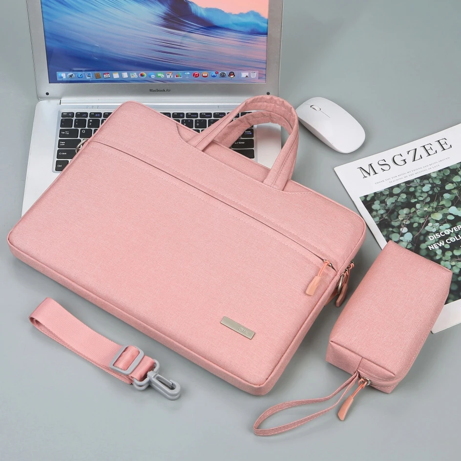 Laptop Bag Sleeve Case 12 13.3 15.6 14 Inch Shoulder Notebook Bag For  Macbook Air Pro M1 Lenovo Dell Huawei Handbag Briefcase - Laptop Bags &  Cases - AliExpress