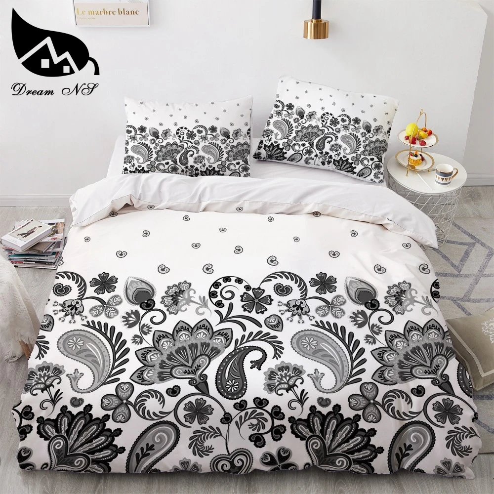 

Dream NS Nordic Simple Bedding Set Adult Duvet Cover Sets Bedclothes Bed Linen Sheet Single Double Queen King size Qulit Covers