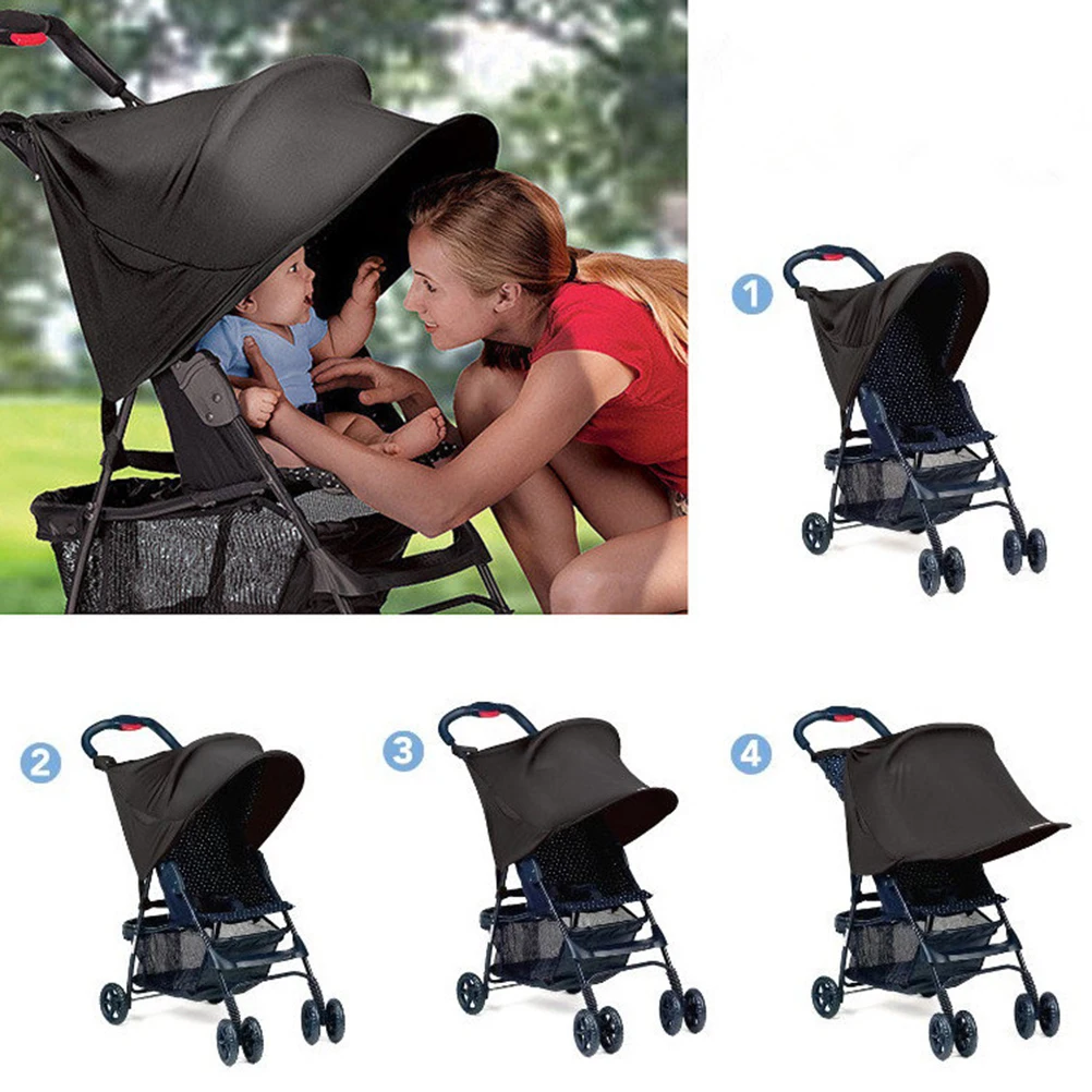 Baby Stroller Sun Visor Carriage Shade Canopy Cover Infant Pushchair Buggy Hood Waterproof Car Seat Cap | Мать и ребенок