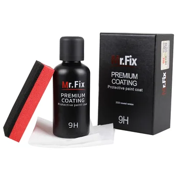 

GISAEV Car Universal Ceramic Coat 9H Car Polish Liquid Crystal Set High Density Car Super Hydrophobic Glass Coating 30ml/50ml