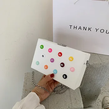 

Small fresh net red cute girl one-shoulder square box bag 2020 summer new foreign fashion casual messenger female bag