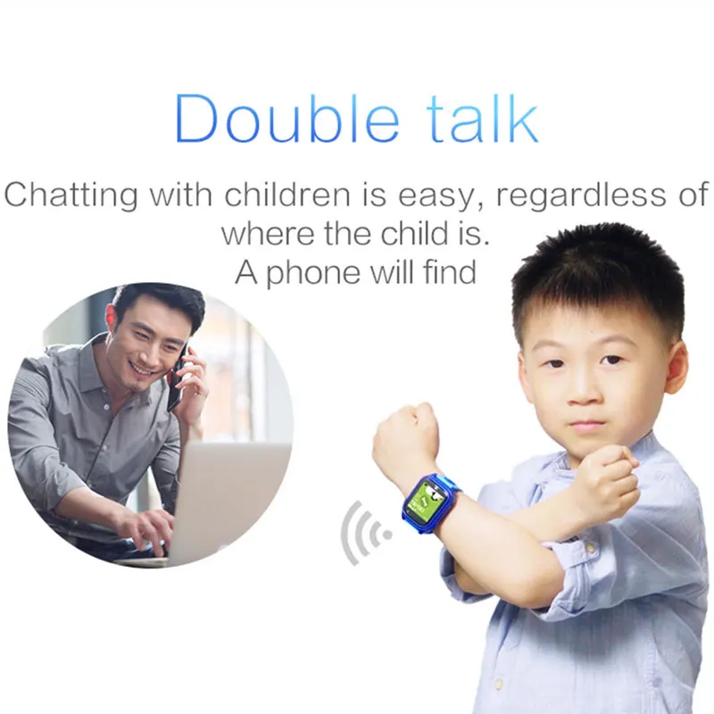 Kids Smart Watch GPS Positioning IP67 Waterproof SOS Long Standby Telephone Watch with Camera DQ-Drop