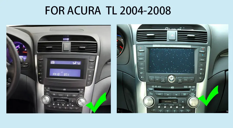 Android 8,1 ROM32GB Восьмиядерный для Acura TL 2004-2008 автомобильный Радио gps навигатор плеер радио мультимедиа