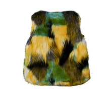 Детский жилет из искусственного меха, жилет для малышей, Осеннее меховое пальто для больших мальчиков и девочек