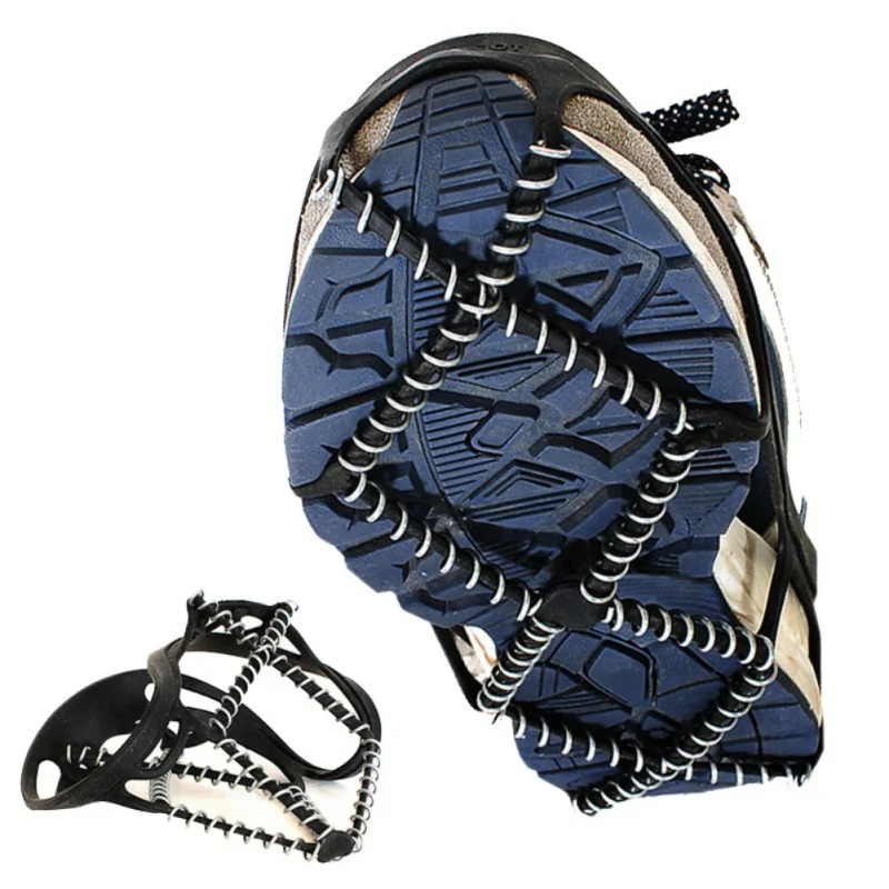 

Outdoor Shoe Cover Winter Walker Snow Anti Slip Traction Cleats for Walking Hiking Spring Rubber Damping Traction Device