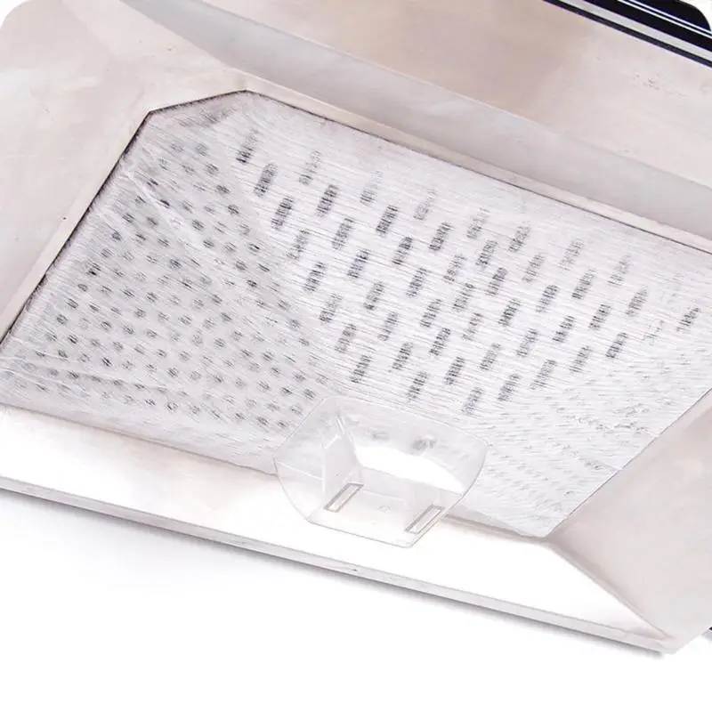 12pcs/set Nonwoven Range Hood Filter Pollution Filter Kitchen Oil Filter Papers Good Adsorbability And Strong Stretchability