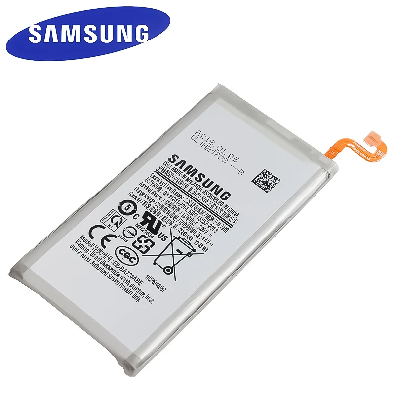 Аккумулятор Samsung для Galaxy A7 100% оригинал A730 Edition A730X аккумулятор на мобильный