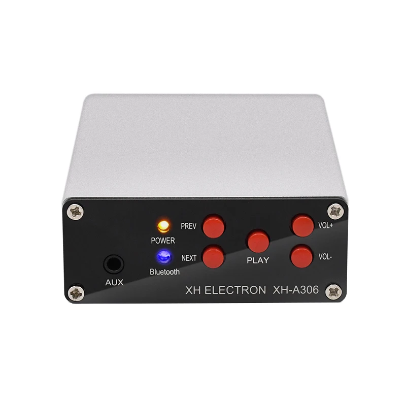 

Bluetooth 5.0 Digital Power Amplifier TPA3116D2 Bluetooth AUX Stereo Amplifiers Dual Channel 50W*2 Class D Amp DC 12-24V