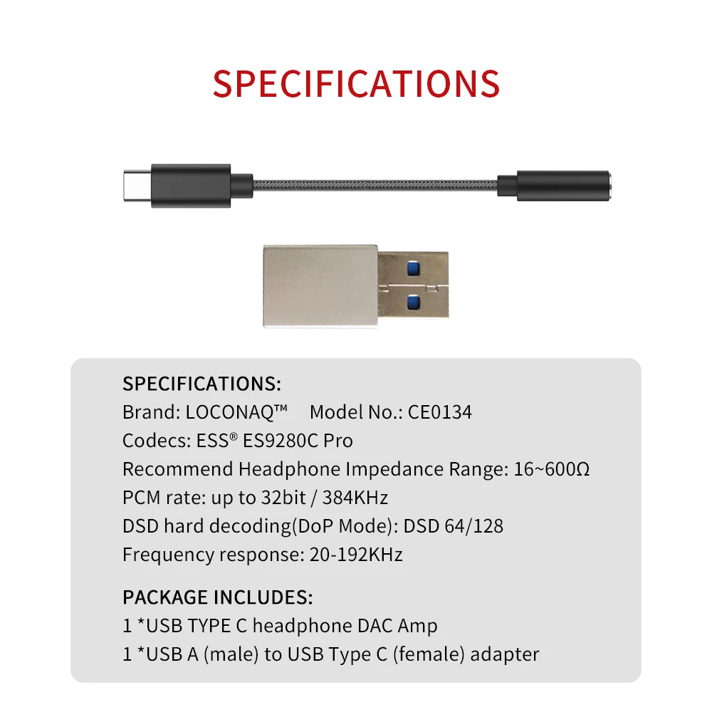 Portable Headphone Amplifier HPA USB Type C DAC Codecs ES9280C PRO Audio Jack DSD Hard Decode HiFi Amp For SAMSUNG Xiaomi HUAWEI