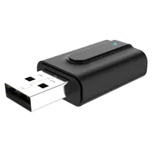 1 Pcs Usb Wireless Adapter Wireless 5.0 Transmitter Receiver 2-In-1 Wireless Audio Receive Transmitter