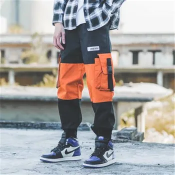 

Harem Pants Men Multi-pocket Cargo Pants Overalls Streetwear Hip Hop Casual Trousers Joggers Male Sweatpants Men M-XXL