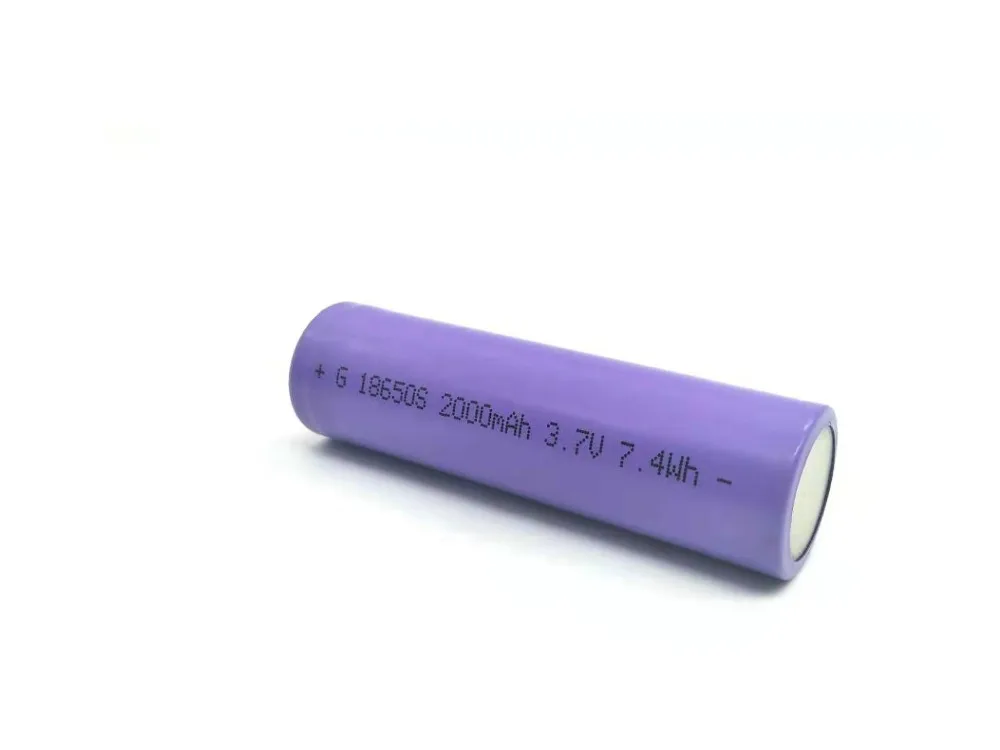 4 шт/партия 18650 2000mah 3,7 V литиевая батарея перезаряжаемая батарея для фонарика фары светодиодный свет