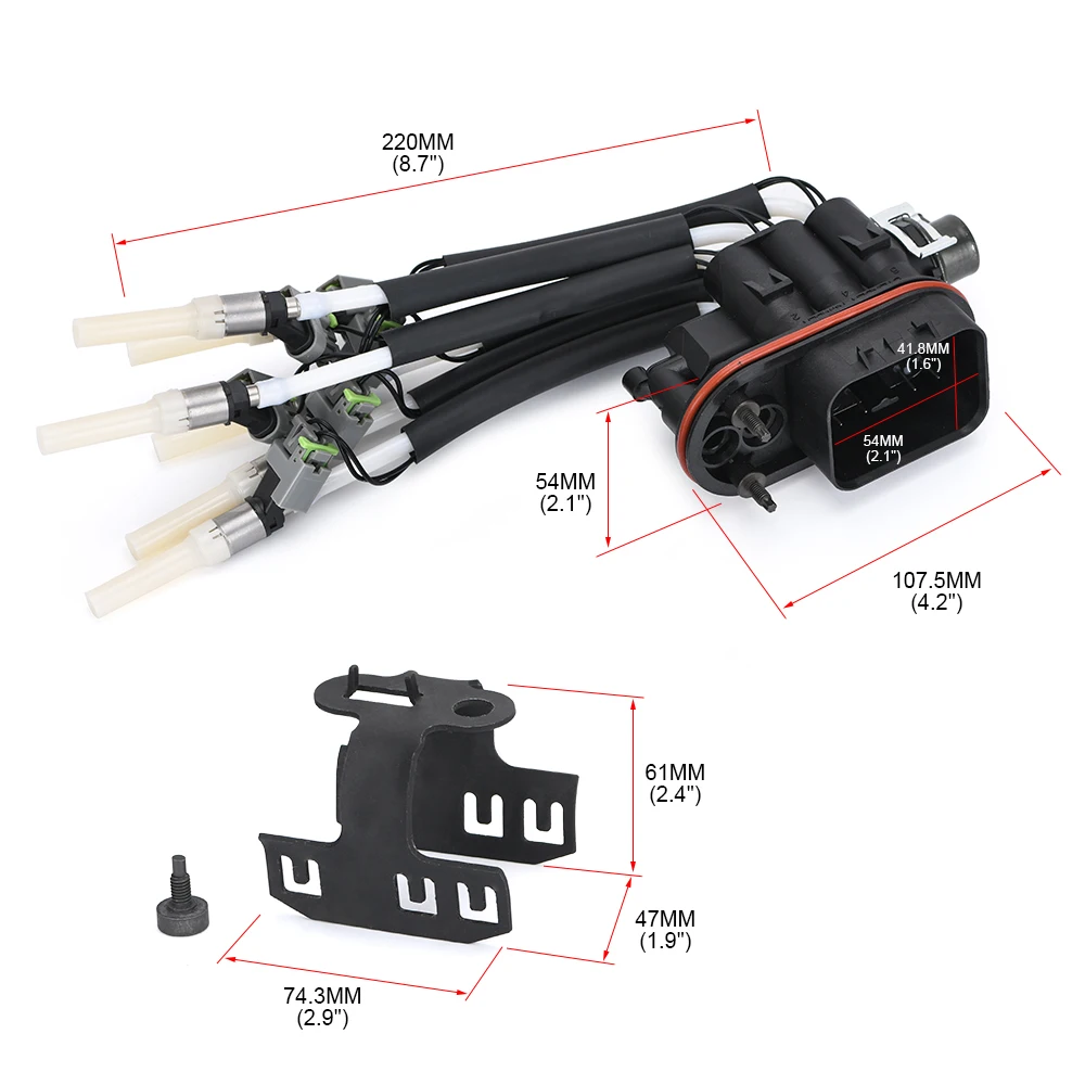 Spider Fuel Injector FJ503 w/ Retaining Bracket SCPI to MPFIFJ10565 217-3028 12568332 For 96-05 Chevy Chevrolet GMC GM V6 4.3L