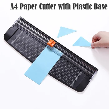 

Precision Paper Trimmer Paper Photo Cutter Portable Scrapbook Trimmer Cutter Home Office A4 Paper Cut Machine With Plastic Base