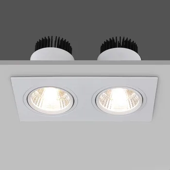 

Dimmable Square LED COB Spotlights Ceiling lamp AC85-265V 7W10W14W20W recessed Downlights LED Panel light indoor lighting